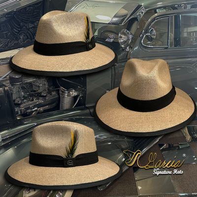 Yute Chuco Fedora w/ Black Trim