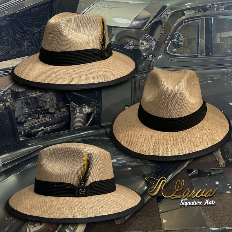 Yute Chuco Fedora w/ Black Trim