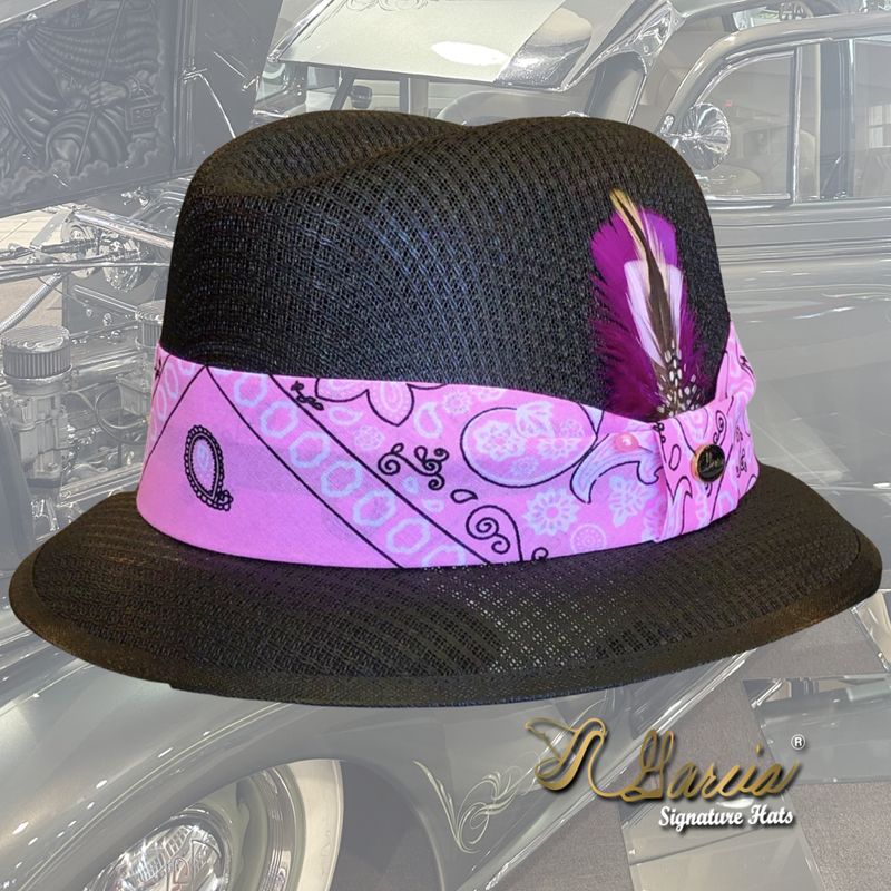 Black Classic Lowrider W/ Pink Bandana