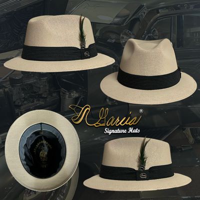 Khaki Golden Line Short Brim Viejo Fedora