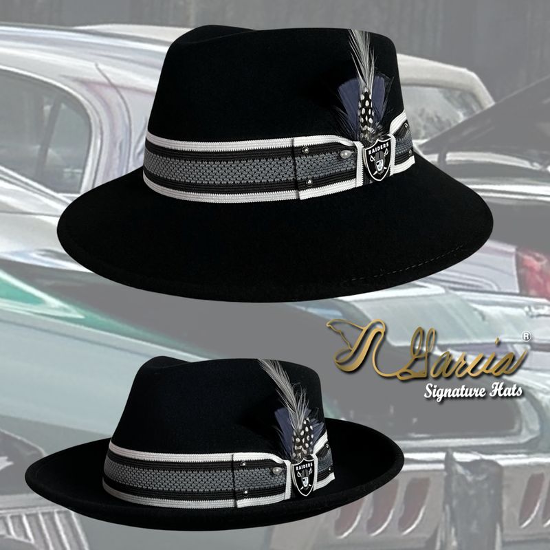 Exclusive Black Tin-Tan Wool Fedora
