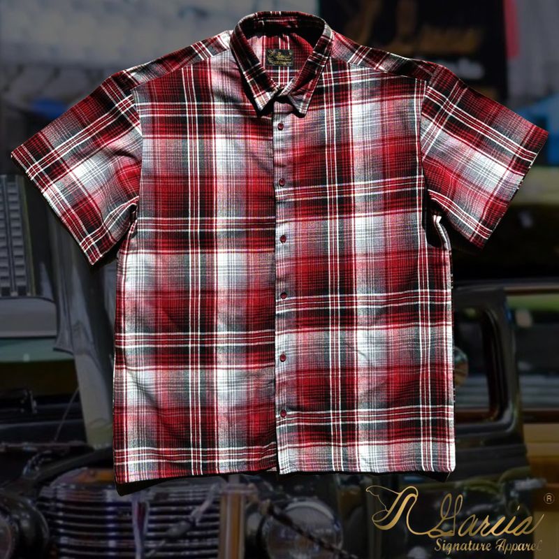 Red Short Sleeve Flannel