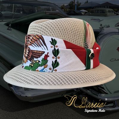 kaki Lowrider Derby W/ Mexico bandana