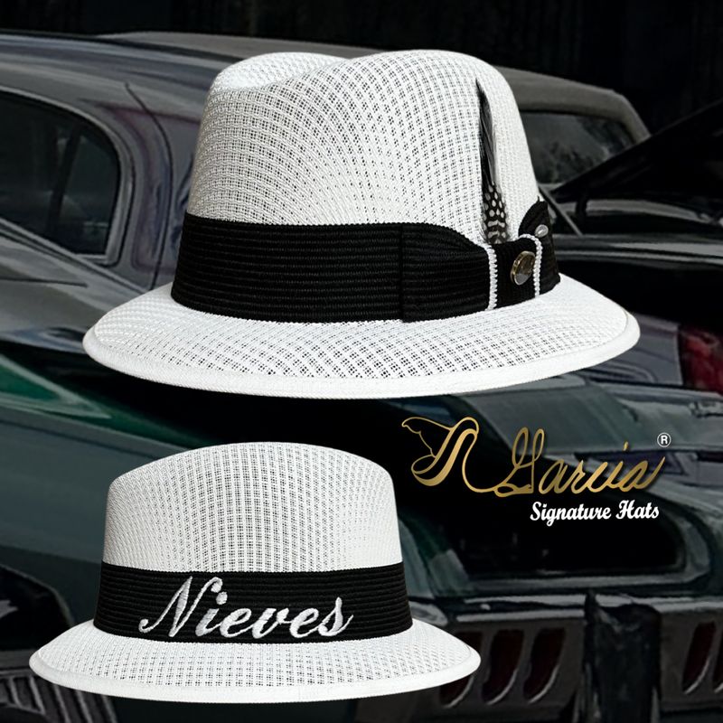White Lowrider Derby w/ Last Name