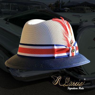 White/ Navy Lowrider Derby