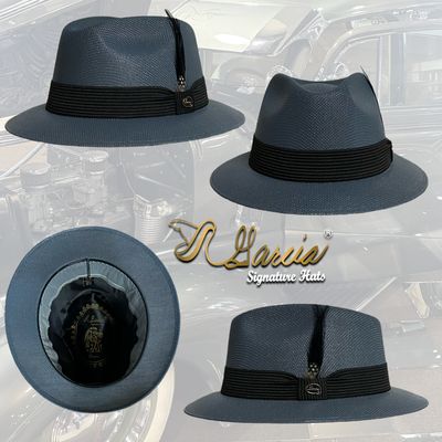 Oxford Gray Golden Line Short Brim Viejo Fedora