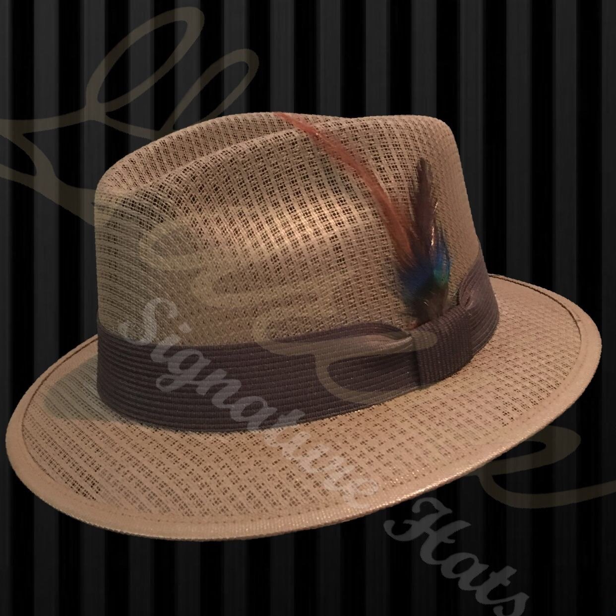 Custom Coco Brown Short Brim Viejo