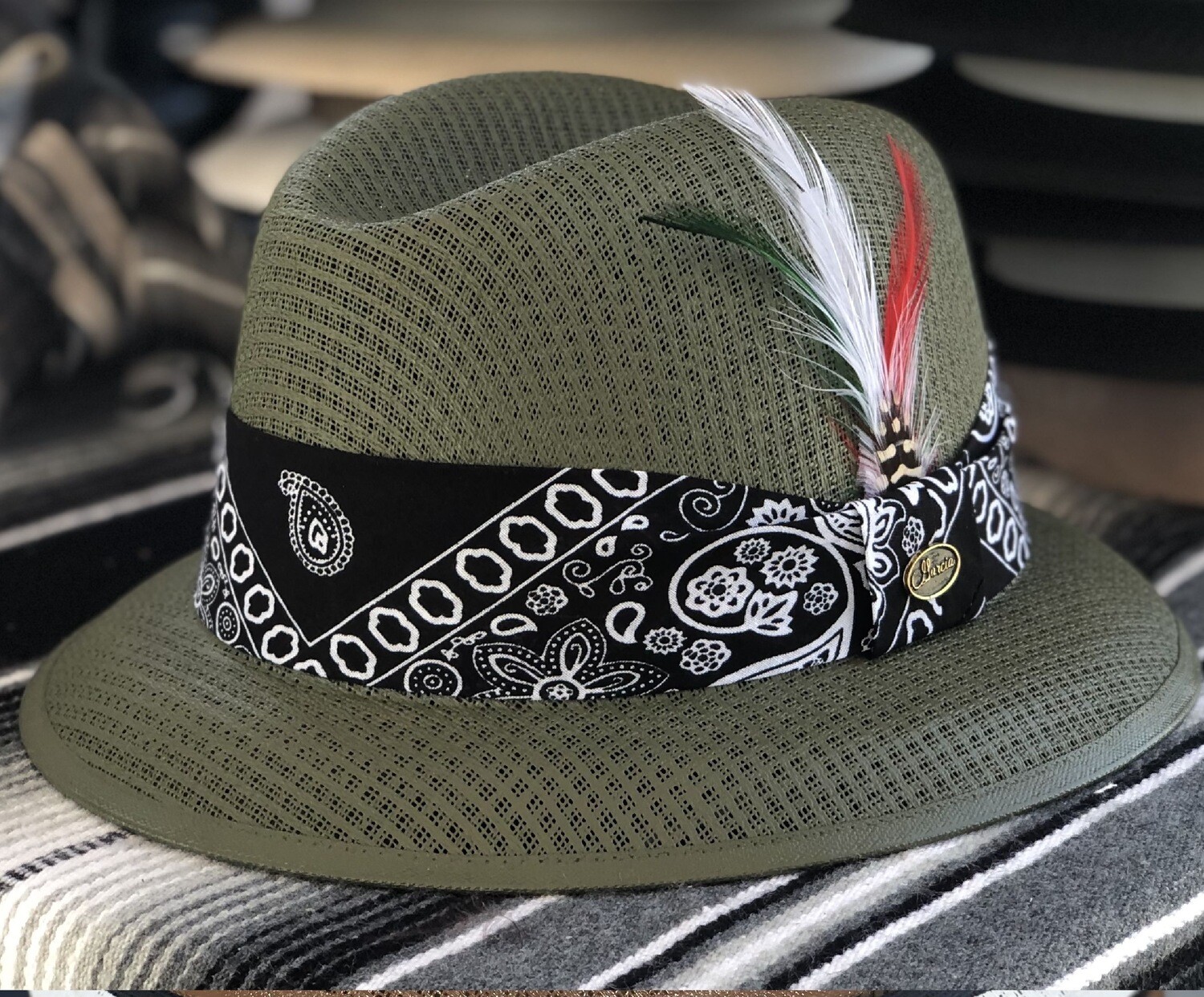 Olive Classic Lowrider W/ Black Bandana