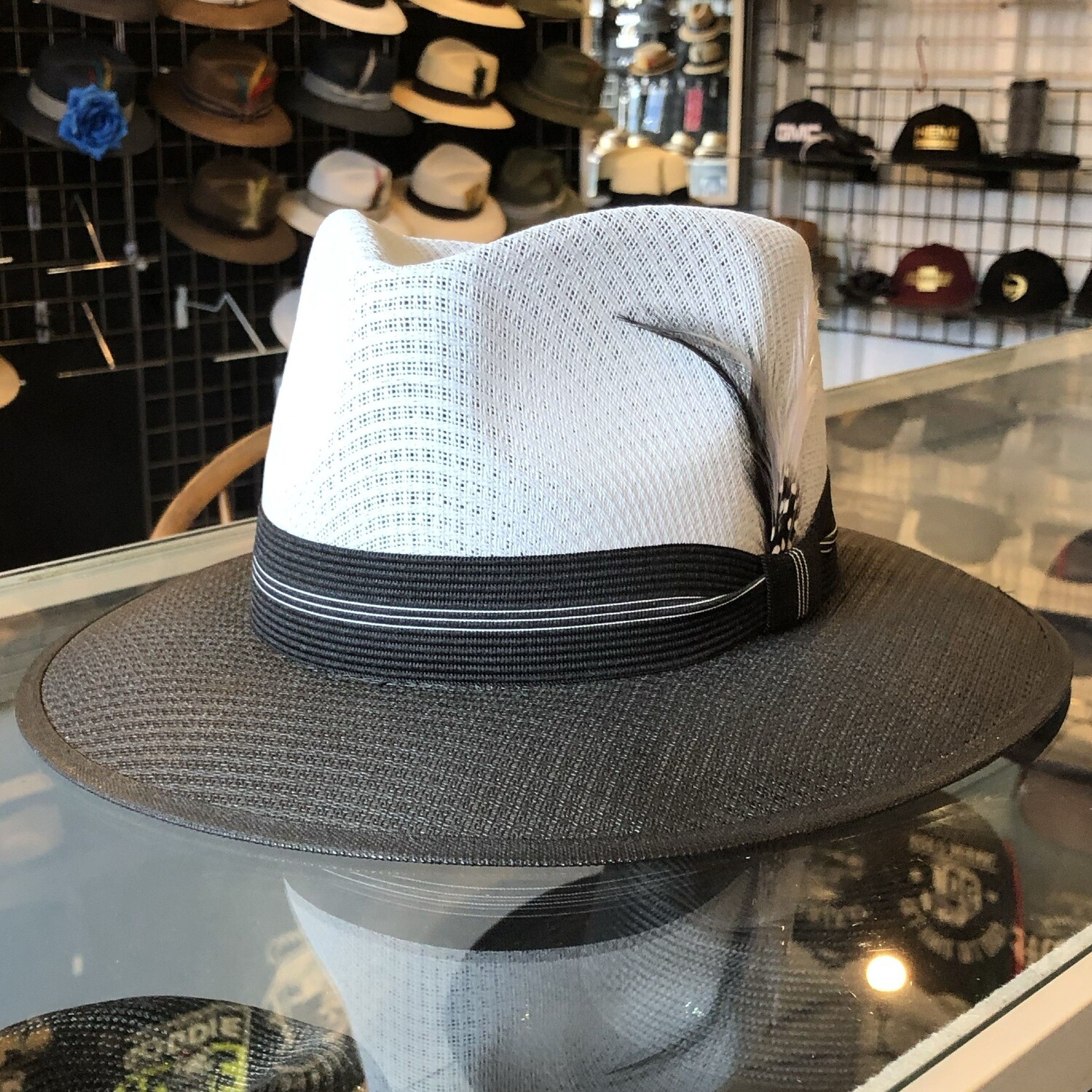 Tin-Tan Two-Tone Fedora Style