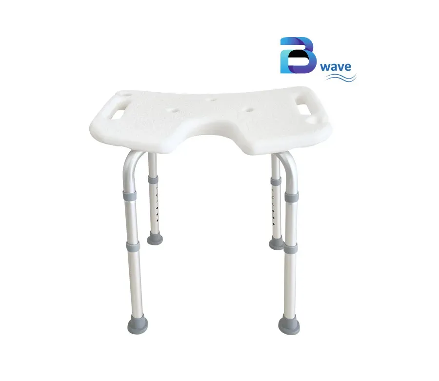 Taburete de ducha en forma de U Regulable en Altura – BW200