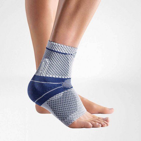 MalleoTrain® Descarga y estabilización de la articulación del tobillo mediante almohadillas viscoelásticas medial y lateral.