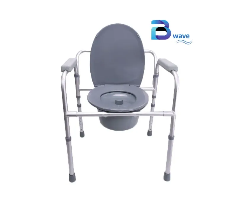 Silla para WC y ducha 4 en 1 plegable y regulable en altura – BW605