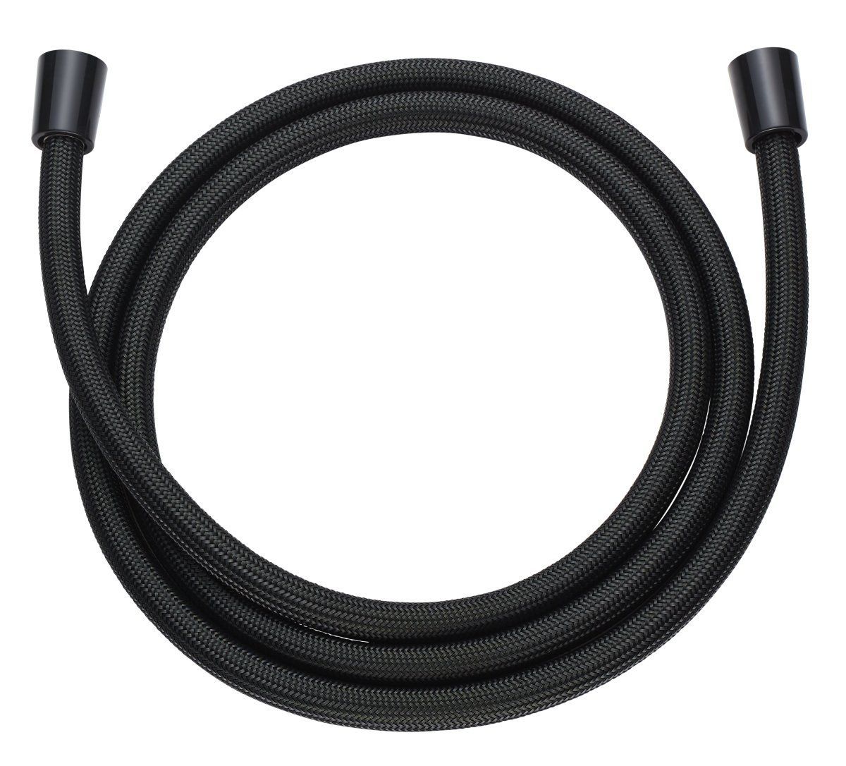FLEXIBLE DE DOUCHE CHROMALUX ZERO NOIR 180CM - avec régulateur de débit 9L/min max.