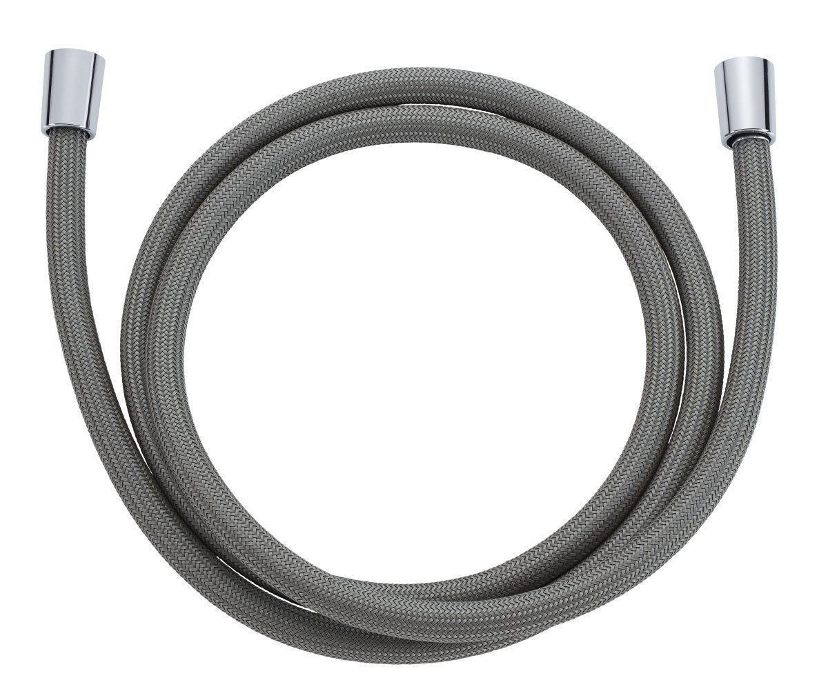 FLEXIBLE DE DOUCHE CHROMALUX ZERO SILVER STEEL 150CM - avec régulateur de débit 9L/min max.