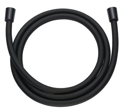 FLEXIBLE DE DOUCHE CHROMALUX ZERO NOIR 200CM - avec régulateur de débit 9L/min max.