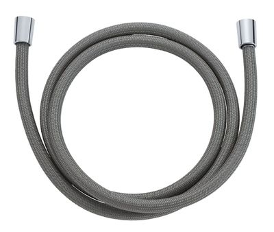 FLEXIBLE DE DOUCHE CHROMALUX ZERO SILVER STEEL 125CM - avec régulateur de débit 9L/min max.