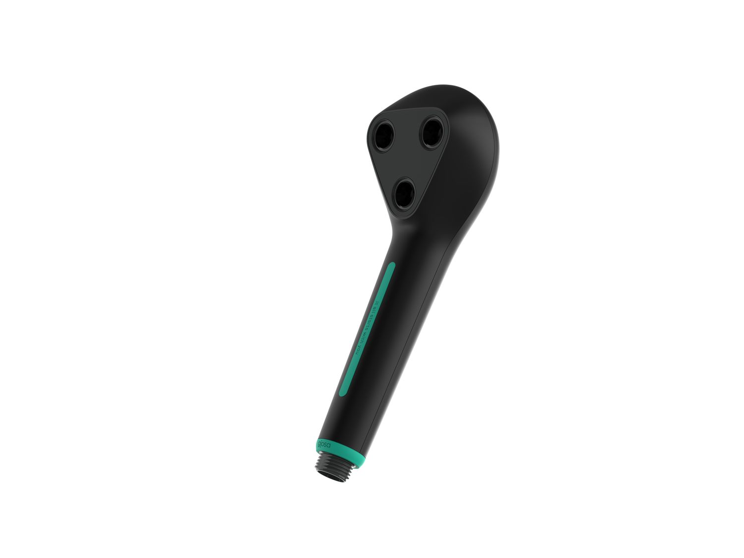 POMMEAU DE DOUCHE ECONOMIQUE GJOSA GS3 BLACK