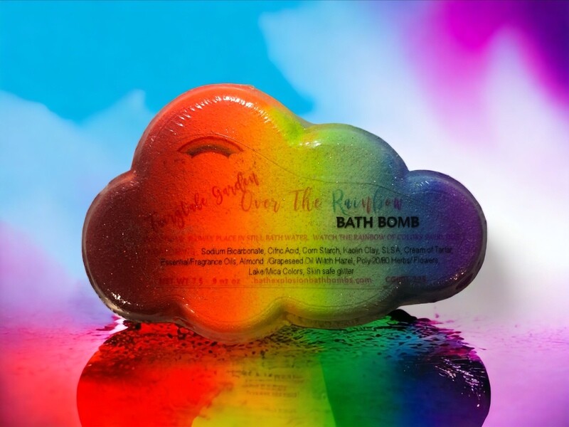 Rainbow Cloud Bath Bomb