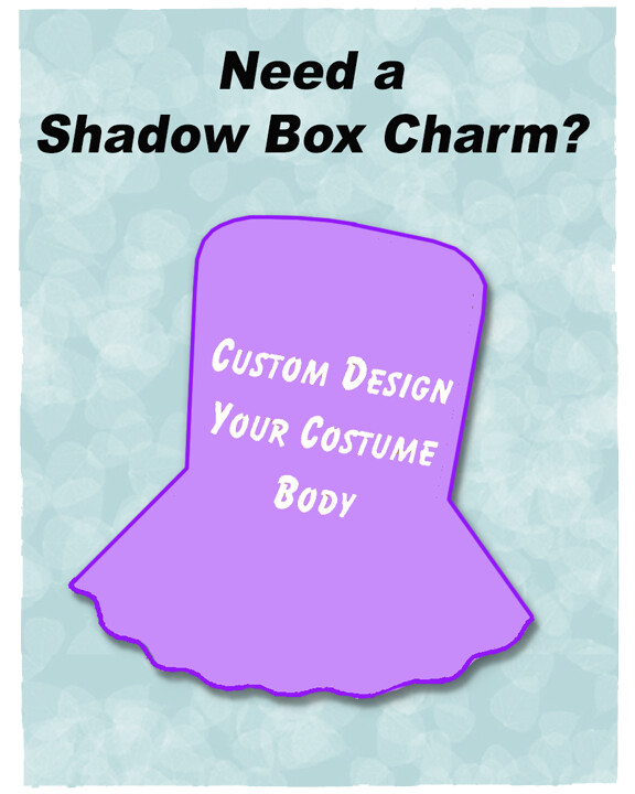 Shadow Box Dress Charm