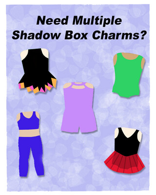Shadow Box Dress Charm -Past Year(s)