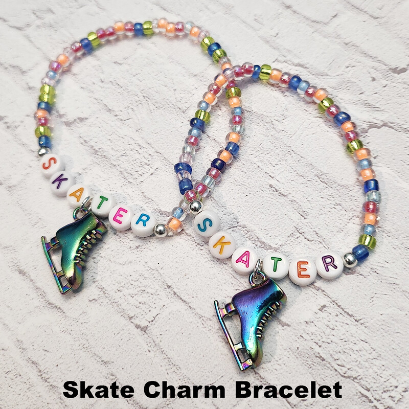 &#39;Skater&#39; Bracelet with Skate Charm