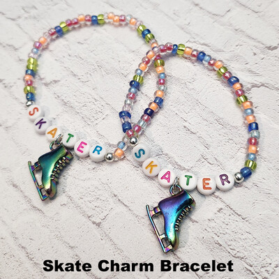 'Skater' Bracelet with Skate Charm