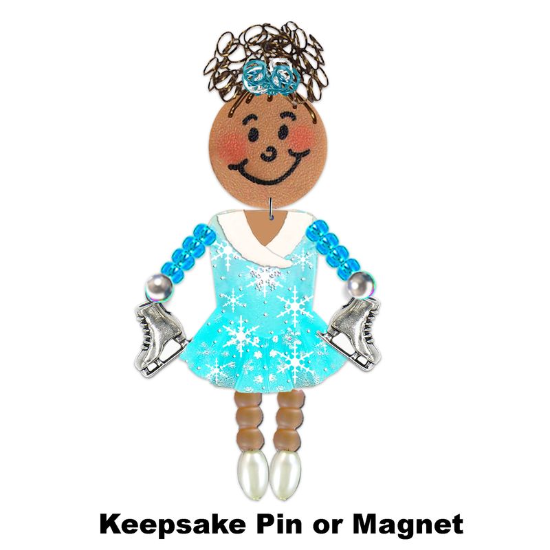 Christmas Pin/Ornament - Sasha Snowflake