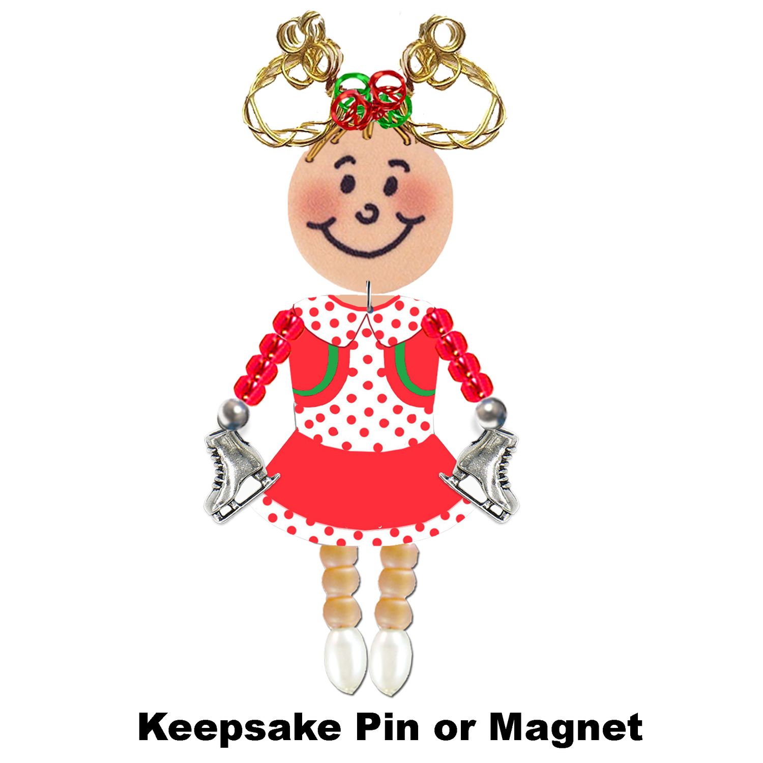 Christmas Pin/Ornament - Cindy Sue