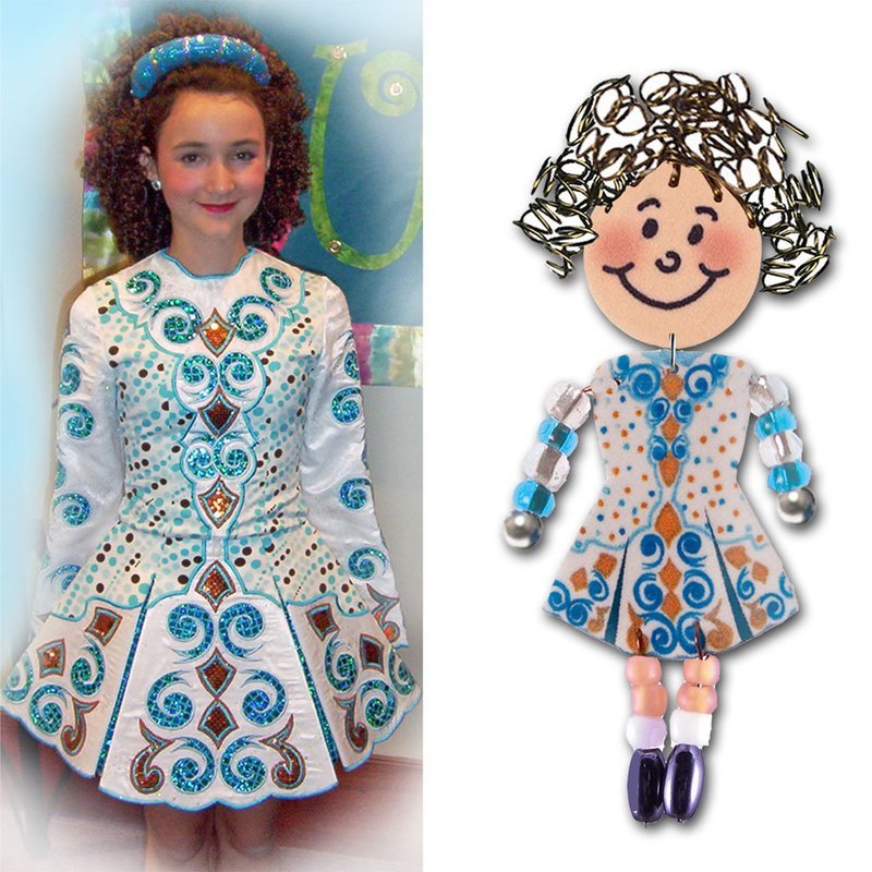 Custom Solo Dress Pin