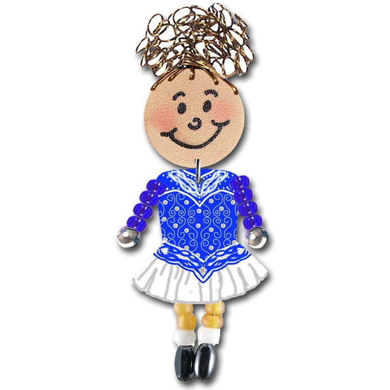 Irish Dancer - Blue, White