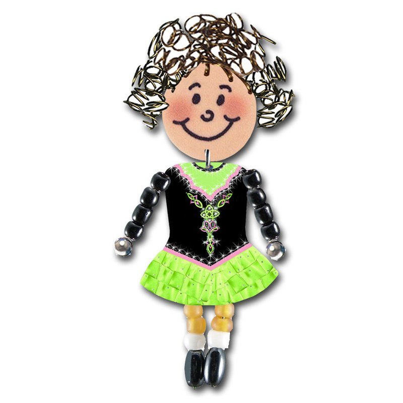 Irish Dancer - Lime, Black