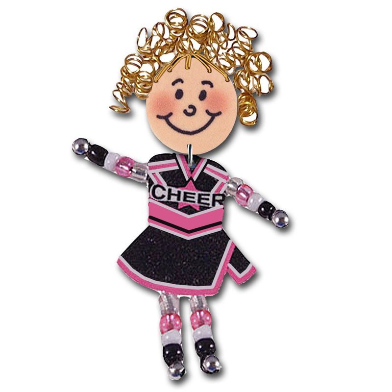 Cheer Pin - Black / Pink
