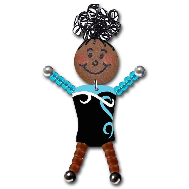 Gymnastics - Black, Teal, white