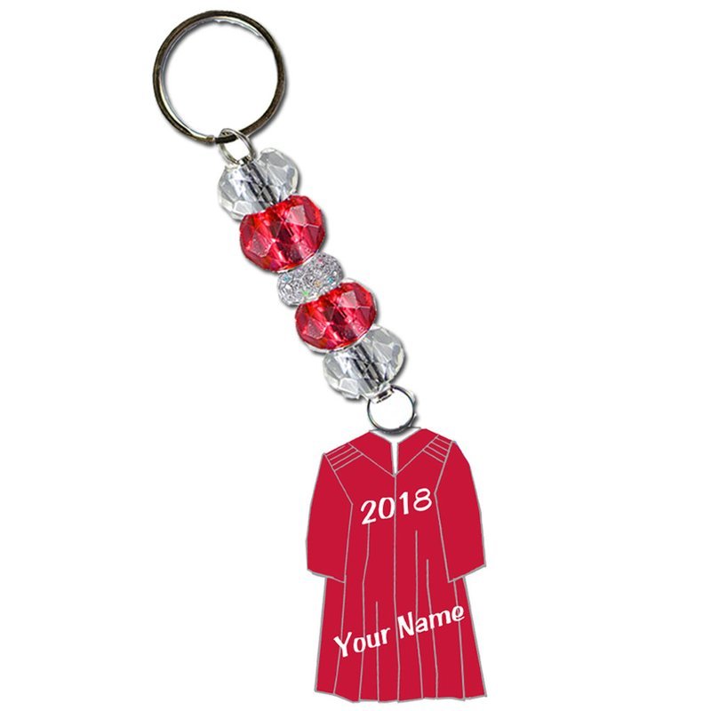 Design Your Graduate Girl Gown on a Key Chain