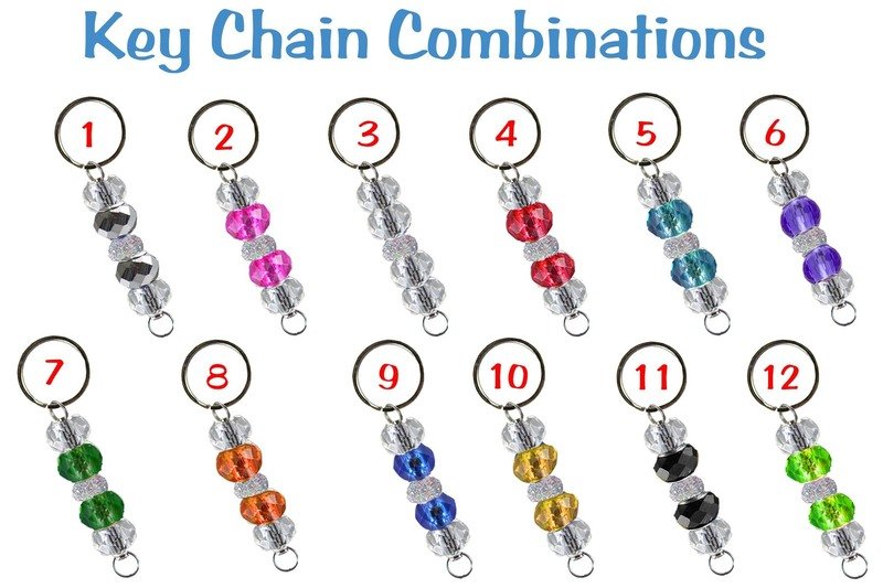 Beaded Key Chain Color Combinations