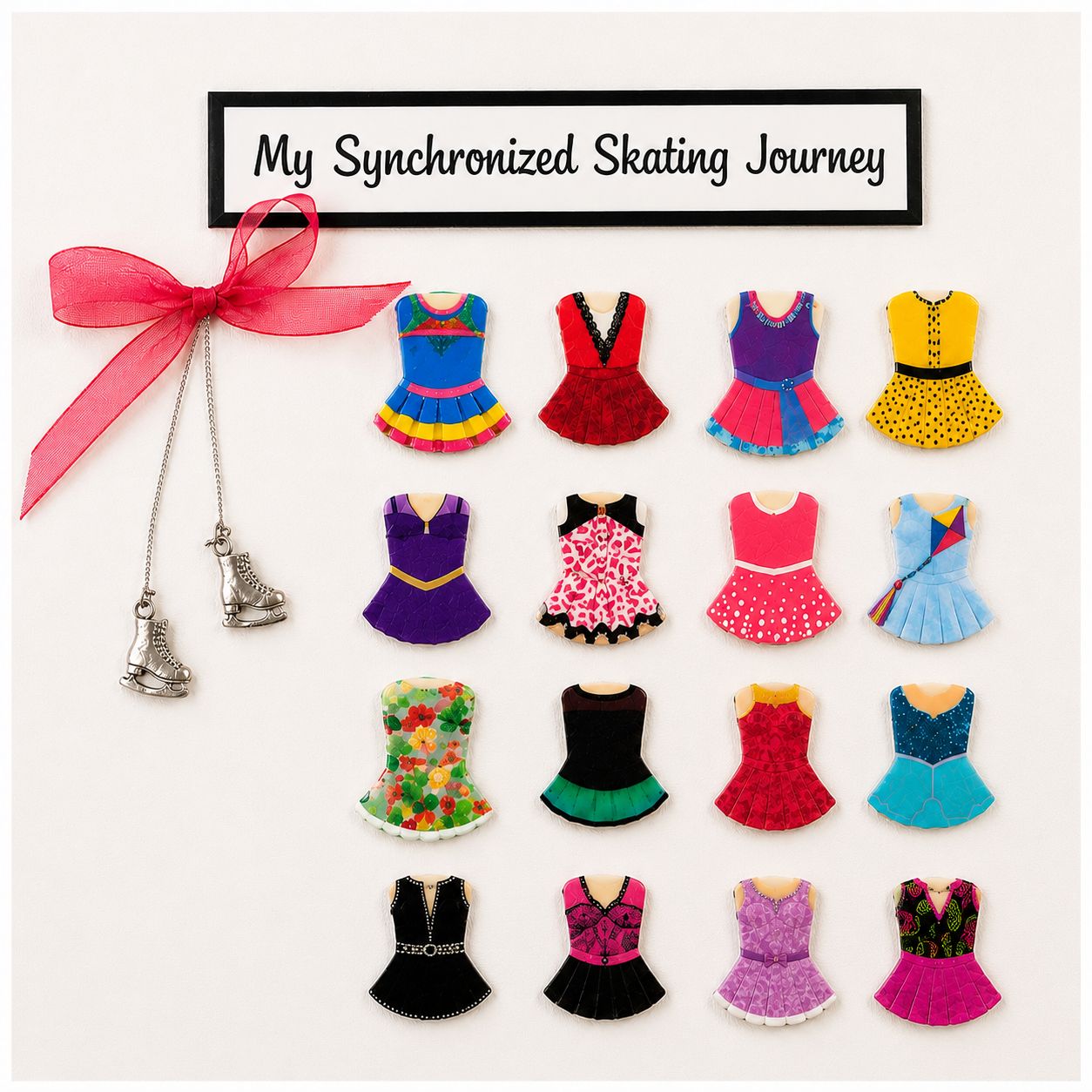 Shadow Box Dress Charm -Past Year(s)