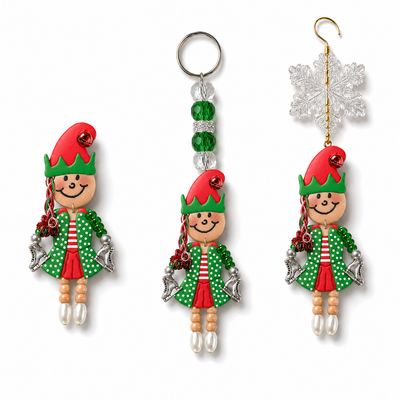 Christmas Pin/Ornament - Ellie Elf
