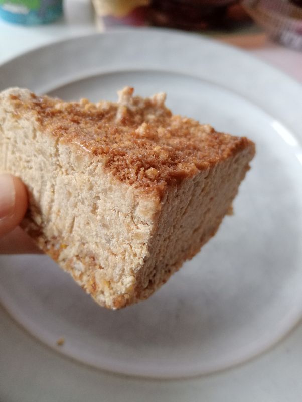 RAW GINGER SLICE unrefined ginger goodness.  DF, wheat free but contains oats.