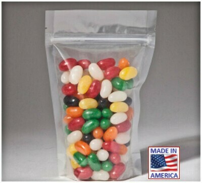 9.875 9.875" x 4.5" x 13.5" Stand Up Zipper Pouch 100/cs