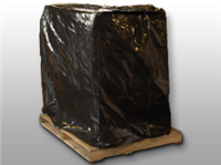 51 X 49 X 73 Black Low Density Polyethylene Pallet Cover with UVI Additive 3 mil /RL