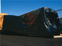 10ft X 100ft Black Low Density Polyethylene Tarp 4 mil /RL