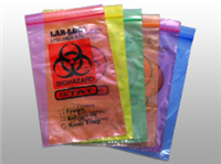 Green Tint Reclosable 2-Wall Specimen Transfer Bag (Biohazard) 12 X 15 2 mil 1,000/cs