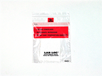 Lab-LocÃ‚Â® Specimen Bags with Removable Biohazard Symbol and Absorbent Pad 6 X 9 1.75 mil 1,000/cs| Prism Pak