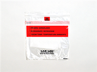 Lab-LocĂĹ˝ Specimen Bags with Removable Biohazard Symbol and Absorbent Pad 8 X 10 1.75 mil 1,000/cs