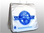 10 X 8 + 1 LP + 2 FB Flip Top Saddle Pack Deli Bag -- Printed "Fresh to Go" One Color 0.5 mil 2,000/cs| Prism Pak