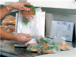 7 1/2 X 7 1/2 + 1 LP + 2 FB Flip Top Saddle Pack Deli Bag 0.5 mil 2,000/cs