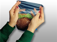 6 3/4 X 6 3/4 + 1 LP + 1 FB High Density Flip Top Sandwich Bag 0.36 mil 2,000/cs