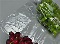 12 X 13 1/2 Low Density Polyethylene Vented Grape Bag with Twist Ties 1.5 mil 1,000/cs