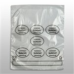 10 Portion Control Saddle Pack w/ Sunday (print in Black) 10" X 8.5" + 2"LP + 2"FB SKU# PCSUN1085