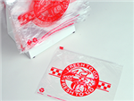 10 X 8 Slide Seal Saddle Pack Deli Bag -- Printed "Fresh to Go" Red Print 1.2 mil 1,000/cs